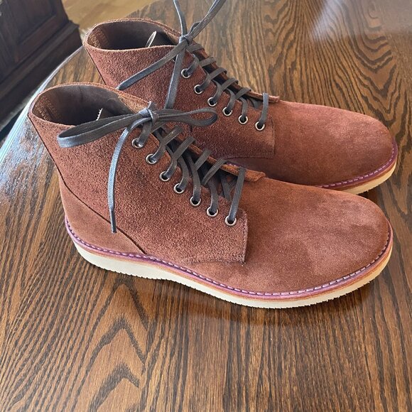 Men's Oak Street Field Boot in Aged Bark Chieftain Roughout...size 9..never worn - Picture 2 of 10